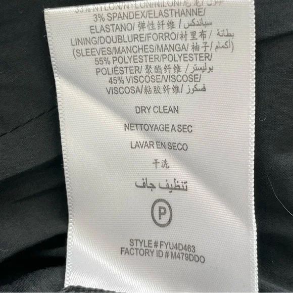 BCBG MaxAzria  Sheer Ruffle Back Cropped Blazer Size XS - Picture 10 of 10